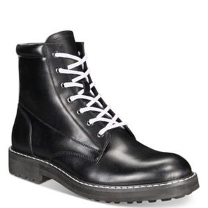 INC Mens 10.5M Ivan Lace-Up Combat Boots